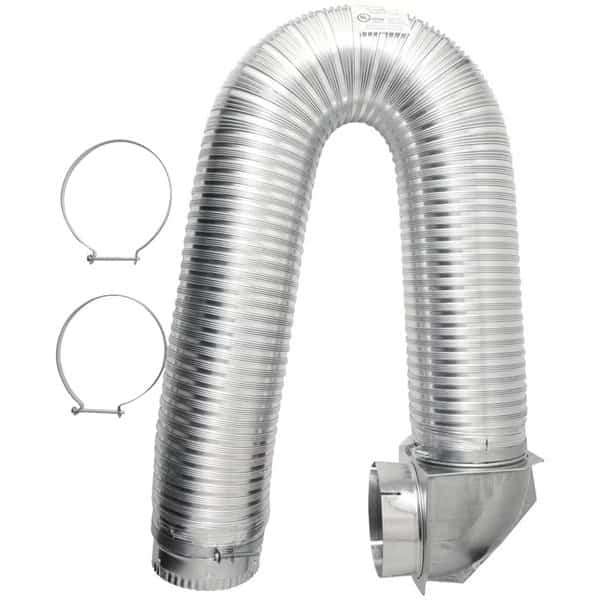 UL Transition-Duct 4" x 8 ft. Single-Elbow Kit