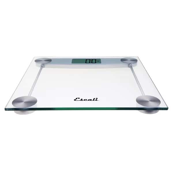 Square Clear Glass Bathroom Scale
