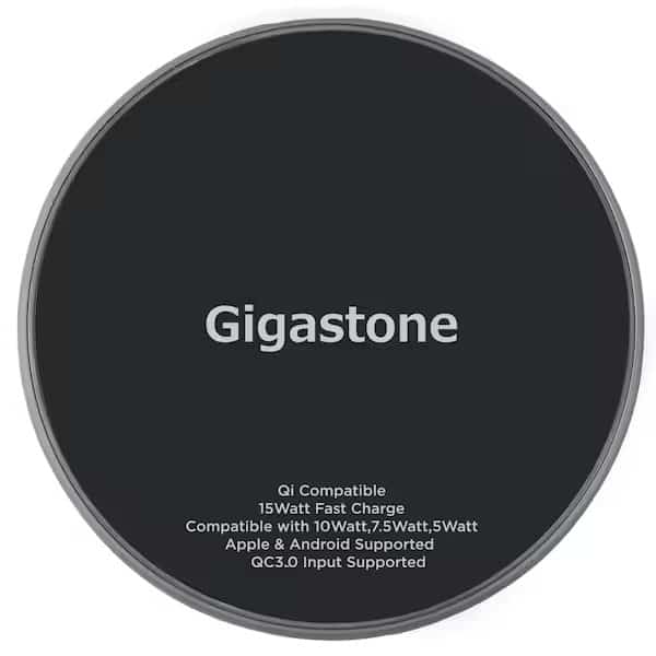 GA-9700 Qi Certified Fast Wireless Charging Pad