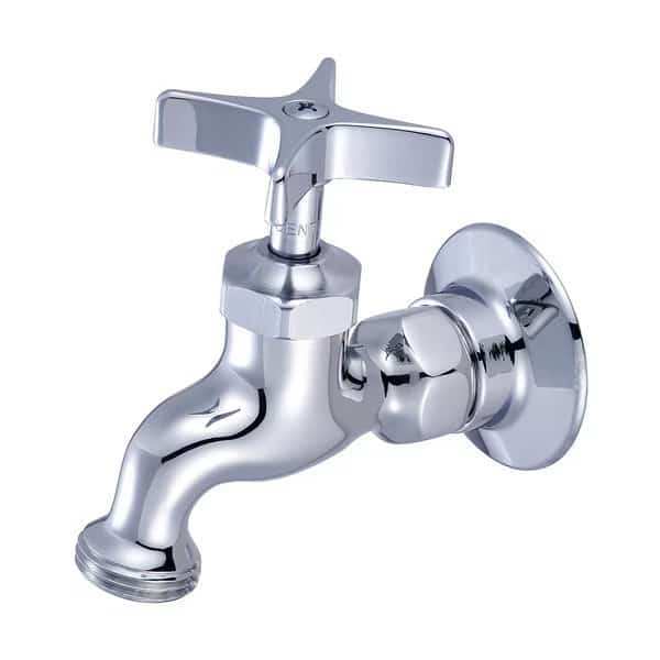 Single Handle Wallmount Faucet, NPT, Single Hole, Polished Chrome, Weight: 1.3