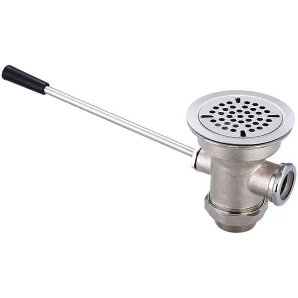Waste Drain Valve, Polished Chrome