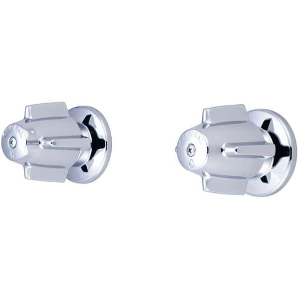 Two Handle Valve Set, IPS, Wallmount, Polished Chrome, Central Brass, Mfr#: 905
