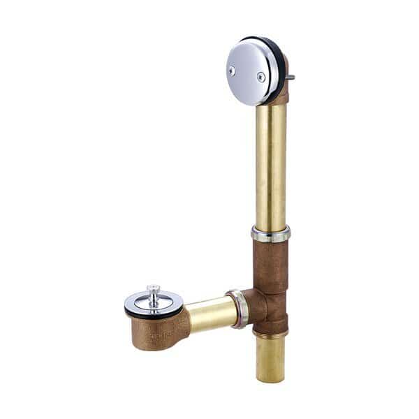 Multi-Tub Centralift Lift And Turn Drain, Polished Chrome, Weight: 5.63