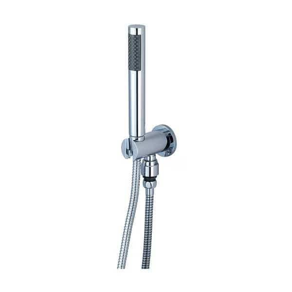 Handheld Shower Set, Wallmount, Polished Chrome, Weight: 3.41