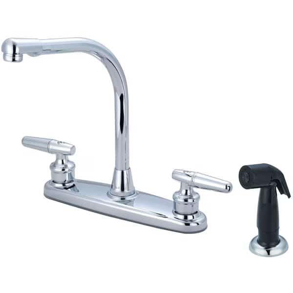 Two Handle Kitchen Faucet in Chrome