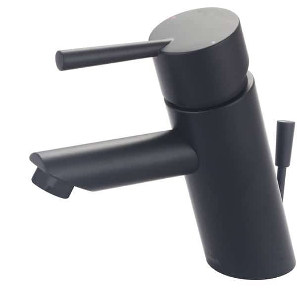 Single Handle Bathroom Faucet in Matte Black