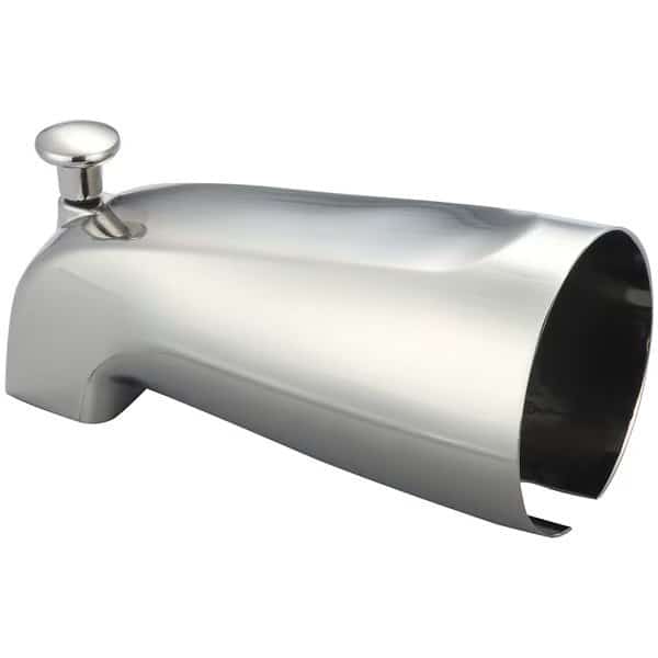 1/2" IPS Diverter Tub Spout, IPS, Brushed Nickel
