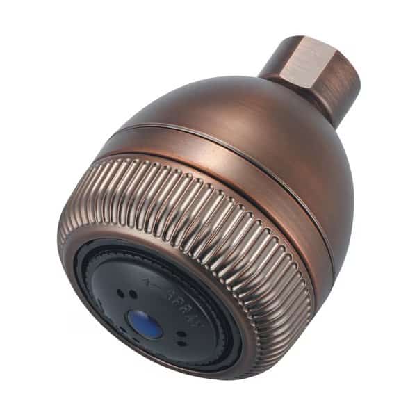 Three Functions Pulsating Showerhead, Oil Rubbed Bronze, Weight: 0.4