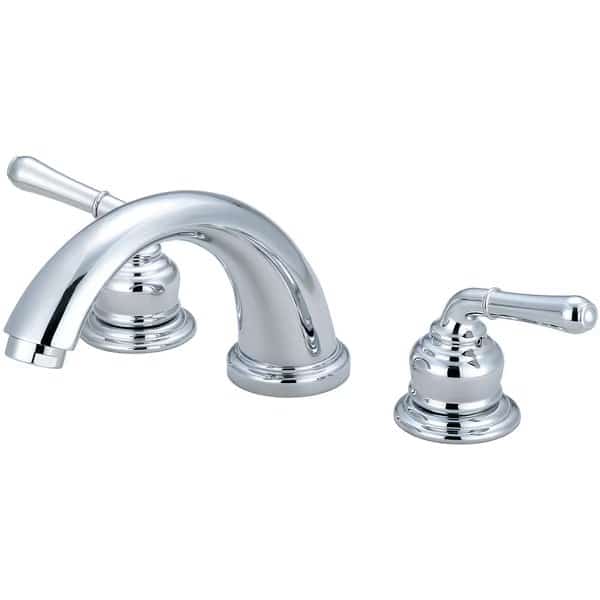 Two Handle Roman Tub Trim Set, Widespread, Polished Chrome, Weight: 5.5, Olympia Faucets, Mfr#: P-1131T