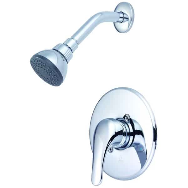 Single Handle Volume Control Shower Trim Set in Chrome