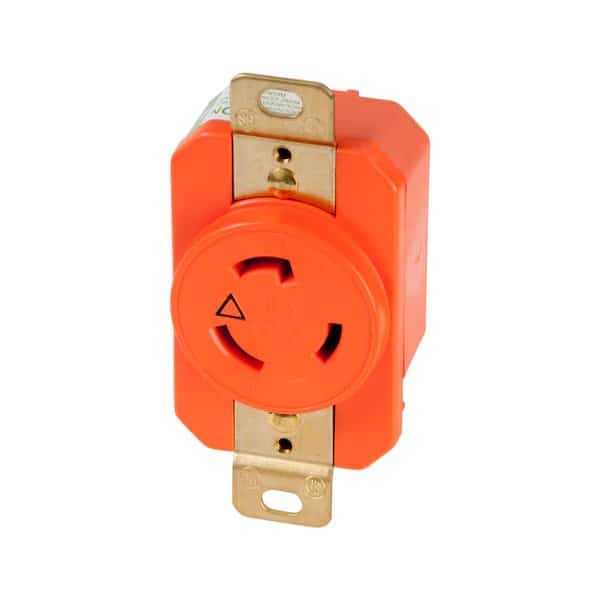 205Rig Marinco 20A 125V Receptacle, Locking - Isolated Grnd