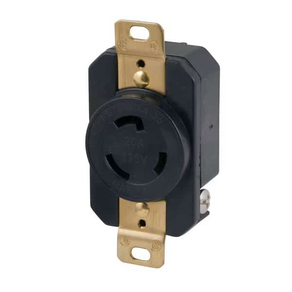 205R Marinco 20A 125V Receptacle, Locking