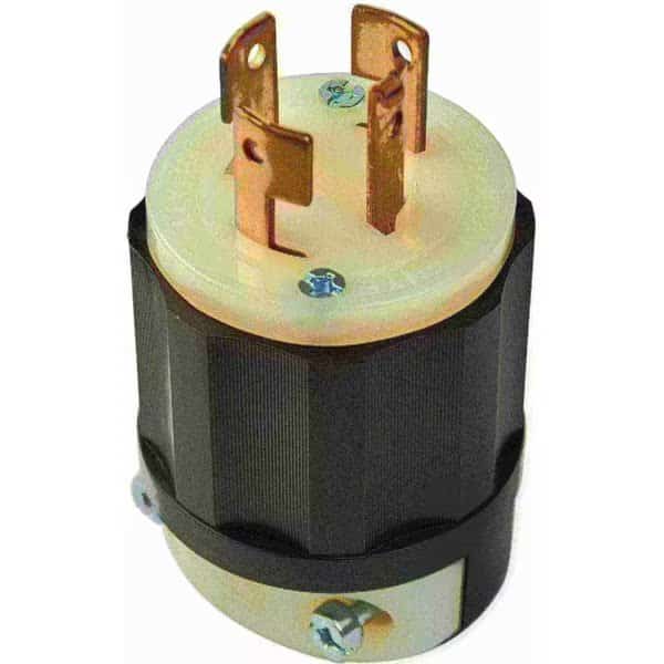 Straight Blade Plug, Non-NEMA, 20 A, 120/208V