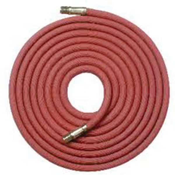Single Line Acetylene Hose, 3/16" ID x 12', A-A Connections
