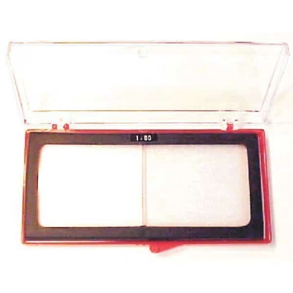 Glass Magnifier Lens, 2" x 4-1/4", 0.75 Magnification
