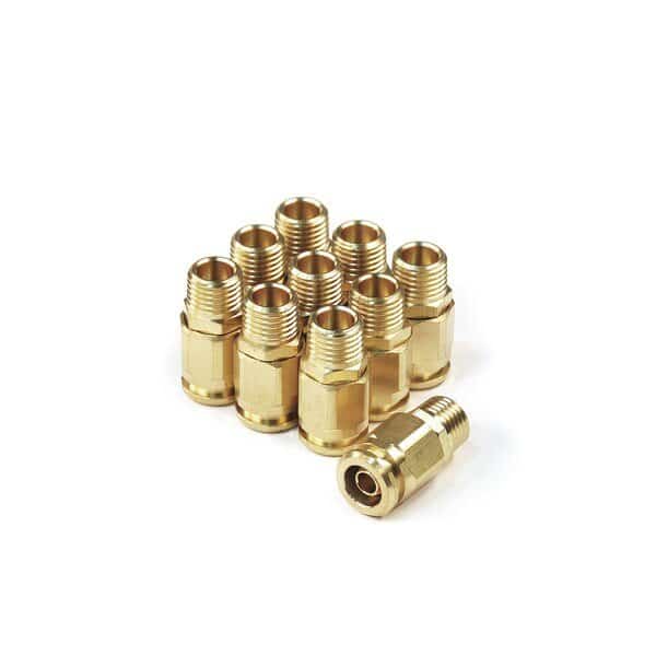 1/4" Poly Hose End x 1/4" Male NPT, 10PCS