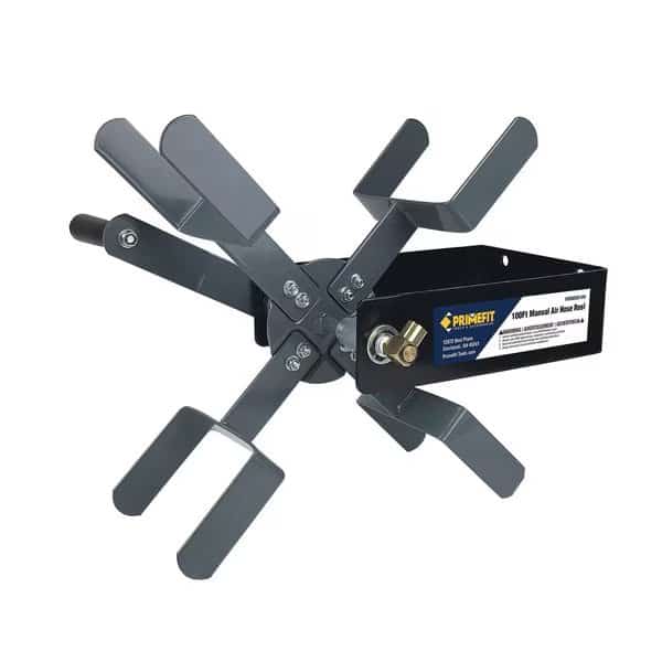 Manual Air Hose Reel with 100ft Capacity using 3/8-in. ID Air Hose