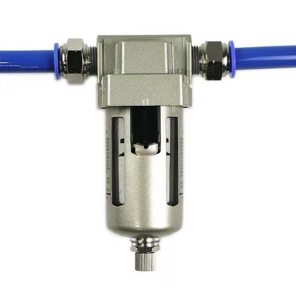 Air Line Filter With 1/2" Push To Connect Fittings