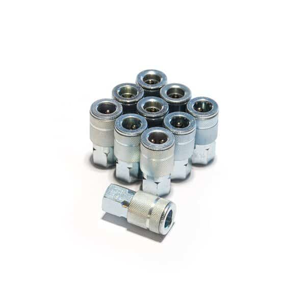 Automotive Coupler 1/4" x 1/4" Female NPT 10PCS