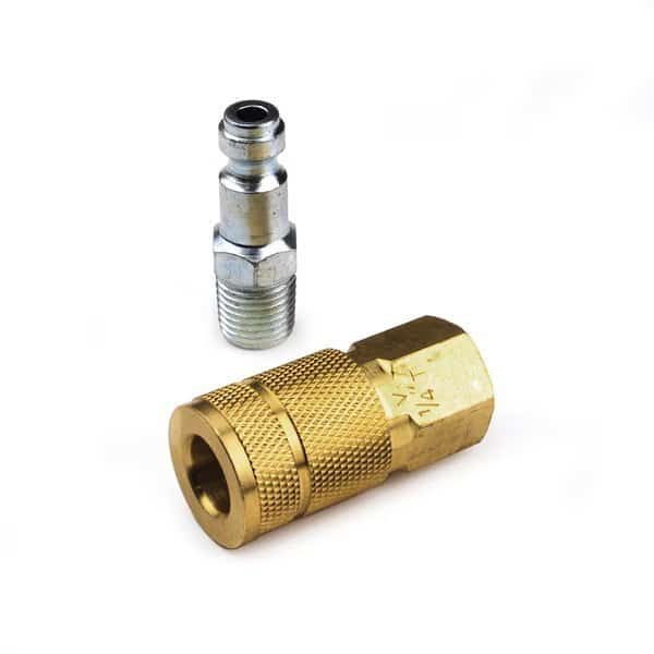 T / Automotive Coupler w/Male Plug (2PCS)