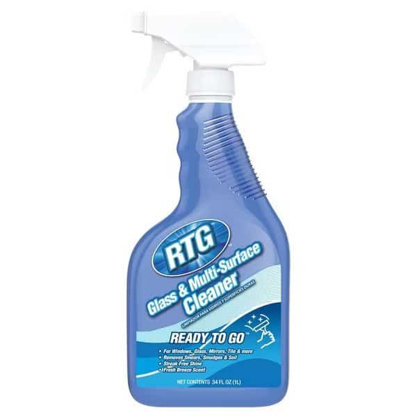 Liquid RTG Glass & Multi-Surface Cleaner, Clear Blue, Marine Breeze, 6 PK