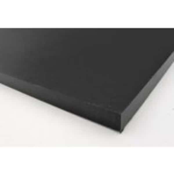 Black Polypropylene Sheet, 0.062 X 48.000 X 96.000 Each