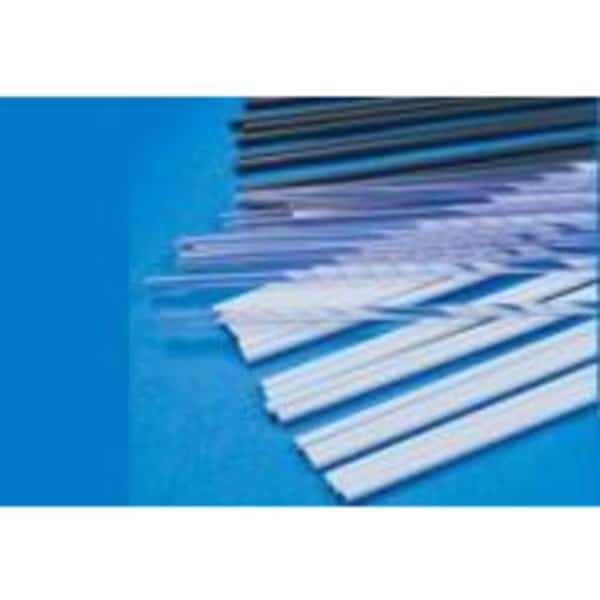 White PVC Welding Rod Straight, 0.125 Dia X 48.000 lb