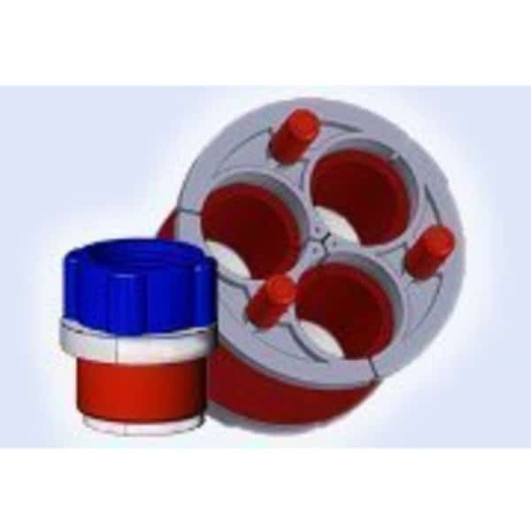1-WAY, 4.000 Wedge Seal, 1.600 OD, Item No 7140-160 - Duct Plug Each