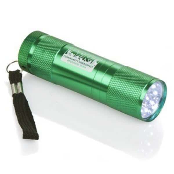 FLASHLIGHT 9 LED, AAA, CERT