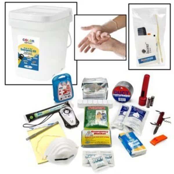 GRAB AND GO EMERGENCY PAIL KIT