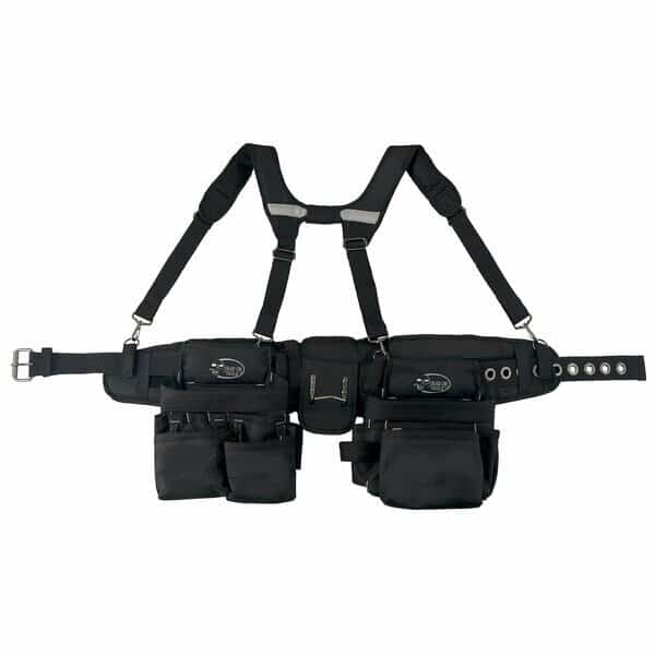 Tool Belt, Tool Rig with Suspenders, 600 Denier Poly, 24 Pockets
