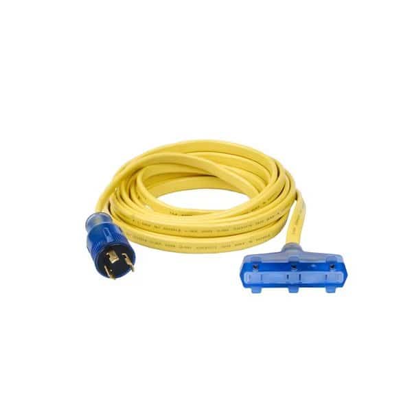 25' 30A 125V Flat Generator Extension Cord