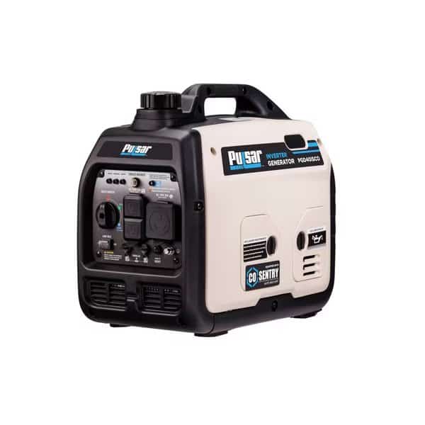 Portable and Inverter Generator, Gasoline, 3,200 W Rated, 4,000 W Surge, Recoil Start, 120V AC