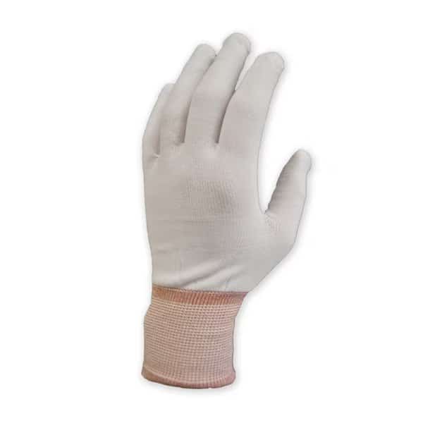 Pure Touch Full Finger Nylon Glove Liner, Size M, 300pair/PK, Moisture Wicking & Barrier Protection