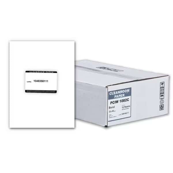 Pure Image Poly Cleanroom Paper, 8.5x11, White 22lb, 250 sheets/ream, 10 reams per/PK