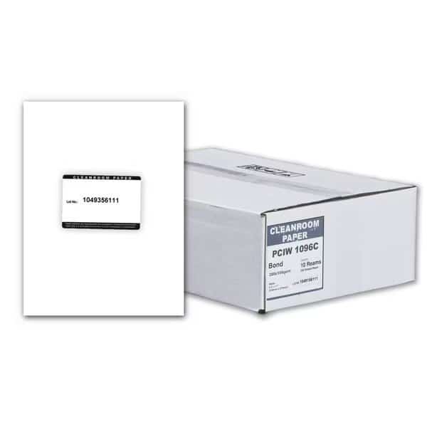 Pure Image Poly Cleanroom Paper, 8.5x11, White 28lb, 250 sheets /ream, 10 reams p/PK