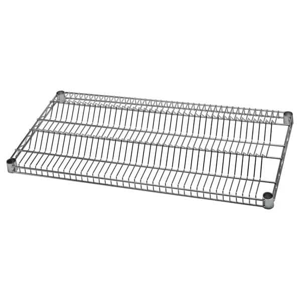 One 18"WX36"L 40 Reel Wire Shelf, Chrome