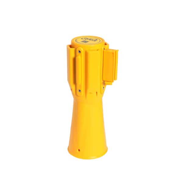ConePro 500, Yellow, 12' Red/White NO PARKING Belt, Queue Solutions, Mfr#: CP500Y-RWNP120