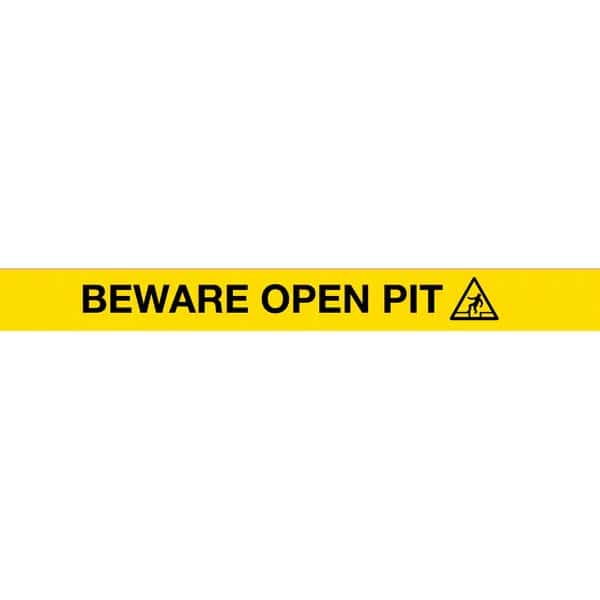 SafetyMaster 450, Orange, 13' Yellow/Black BEWARE OPEN PIT Belt