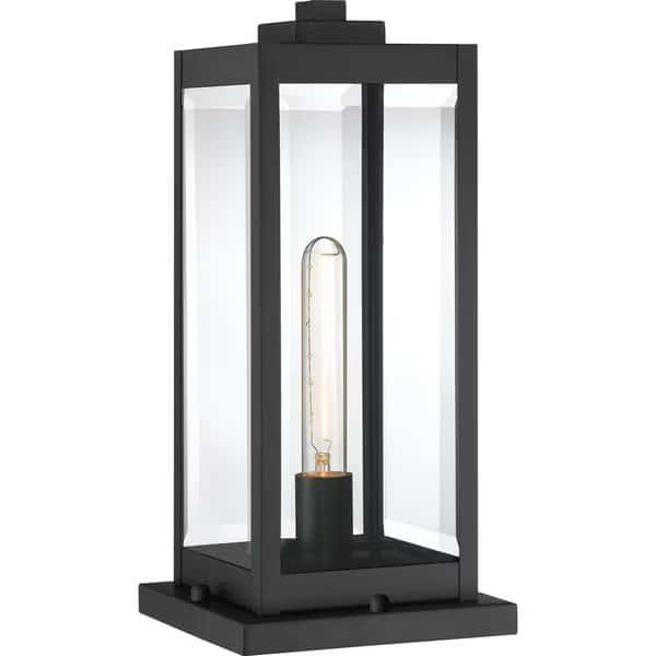 Westover 1-Light Earth Black Outdoor Post Lantern