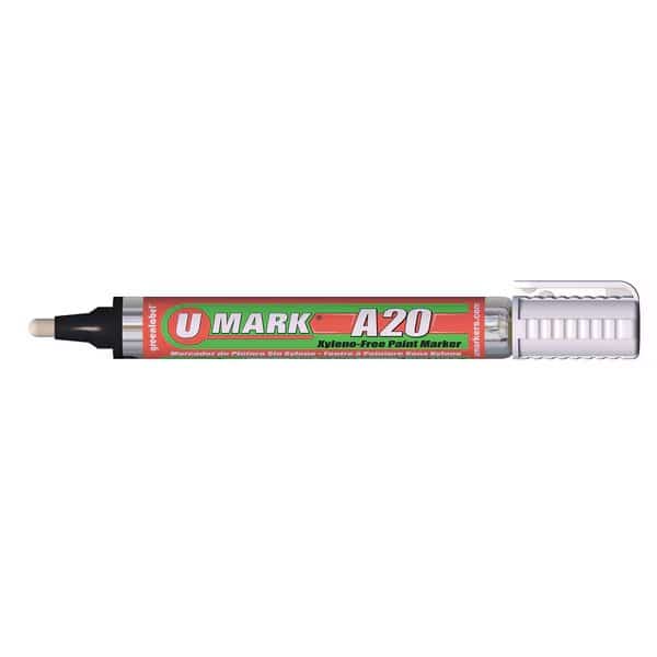 A20 Paint Marker White Rev tip 12/bx