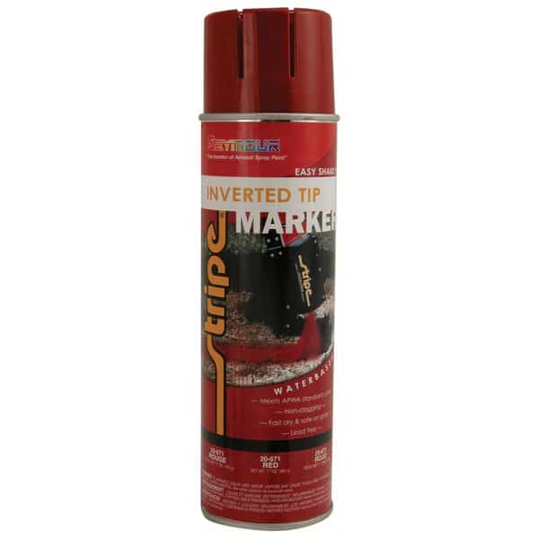 InvertedTip Mrking Safety Red 20oz, PK12