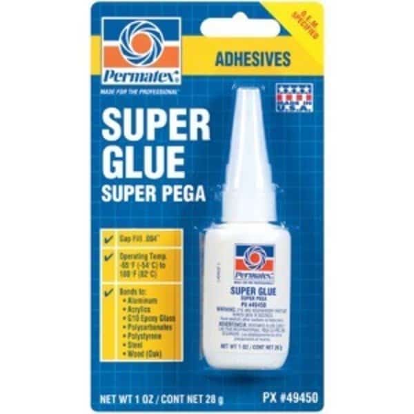 Permatex Automotive Super Glue 1 oz Bottle, Carded