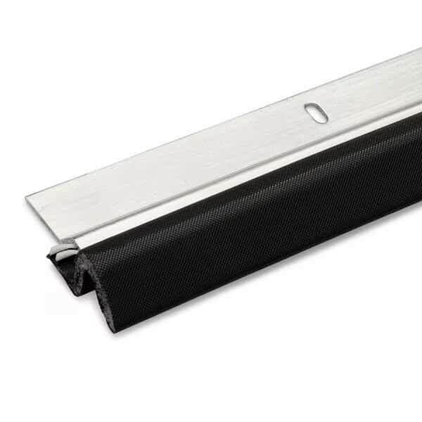 Aluminum Door Weatherstrip Set With Vinyl (36") Top and (84") Sides (Gray)