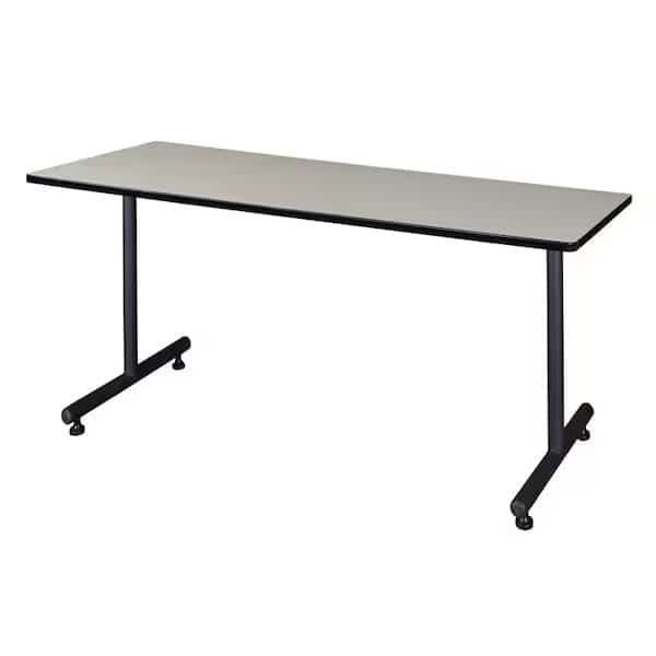 Rectangle Training Table, 66" W, 29" H, Laminate Top, Maple