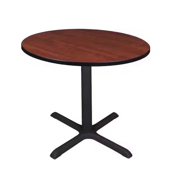 Round Tables > Breakroom Tables > Cain Square & Round Tables, 36 W, 36 L, 29 H, Wood|Metal Top