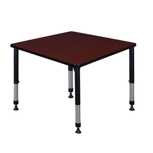 Kee,Adjustable Classroom Tbl,Square,42", Mfr#: TB4242MHAPBK, KEE