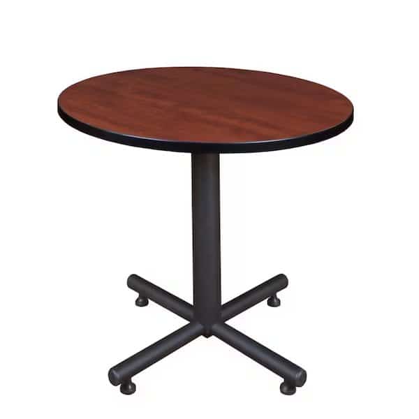 Round Tables > Breakroom Tables > Kobe Square & Round Tables, 30 W, 30 L, 29 H, Wood|Metal Top