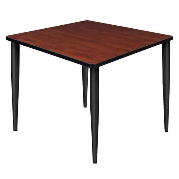 Kahlo Square & Round Tables, 42 W, 42 L, 29 H, Wood, Metal Top, Cherry