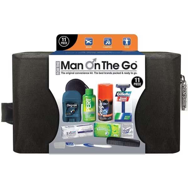 Man On The Go 11 Piece Travel Kit